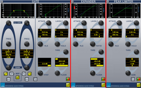 Lawo Gate mit SideChainFilter
