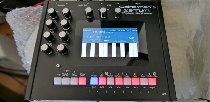 gotharman zaturn synthesizer groovebox new