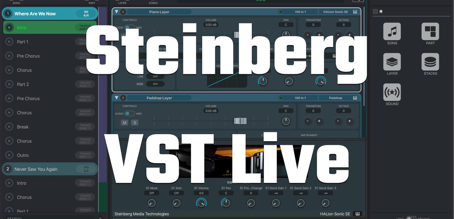 Steinberg VST Live Pro 1.3 free download