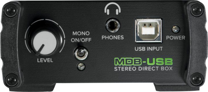 Mackie MDB-Serie, MDB-USB vorne