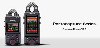 Tascam Portacapture X6, X8, Update 2.0 für mobile Recorder