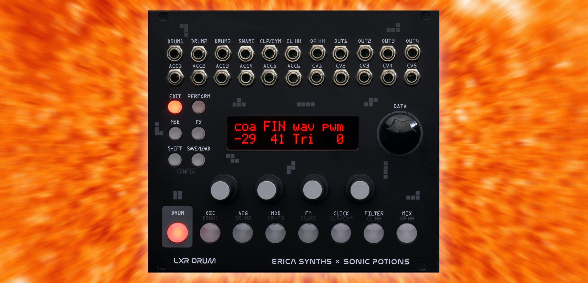 Test: Erica Synths LXR Drum Module, Eurorack-Modul - AMAZONA.de