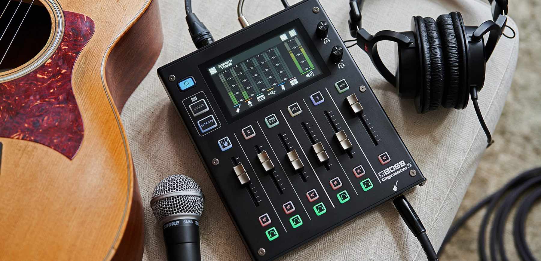 Test: Boss Gigcaster 5, Audio-Streaming-Mixer - AMAZONA.de