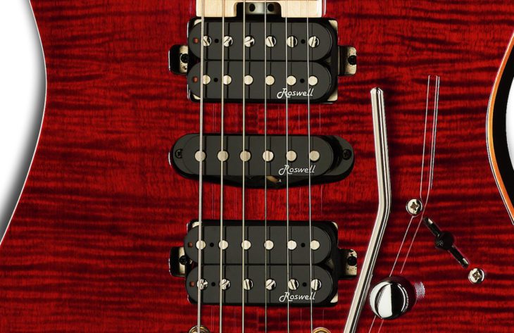 Harley Benton Fusion-II HSH MN FCH E-Gitarre Roswell Pickups