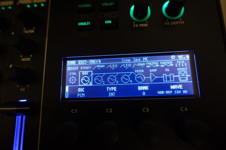 Roland MC-707 Sound-Programmierung