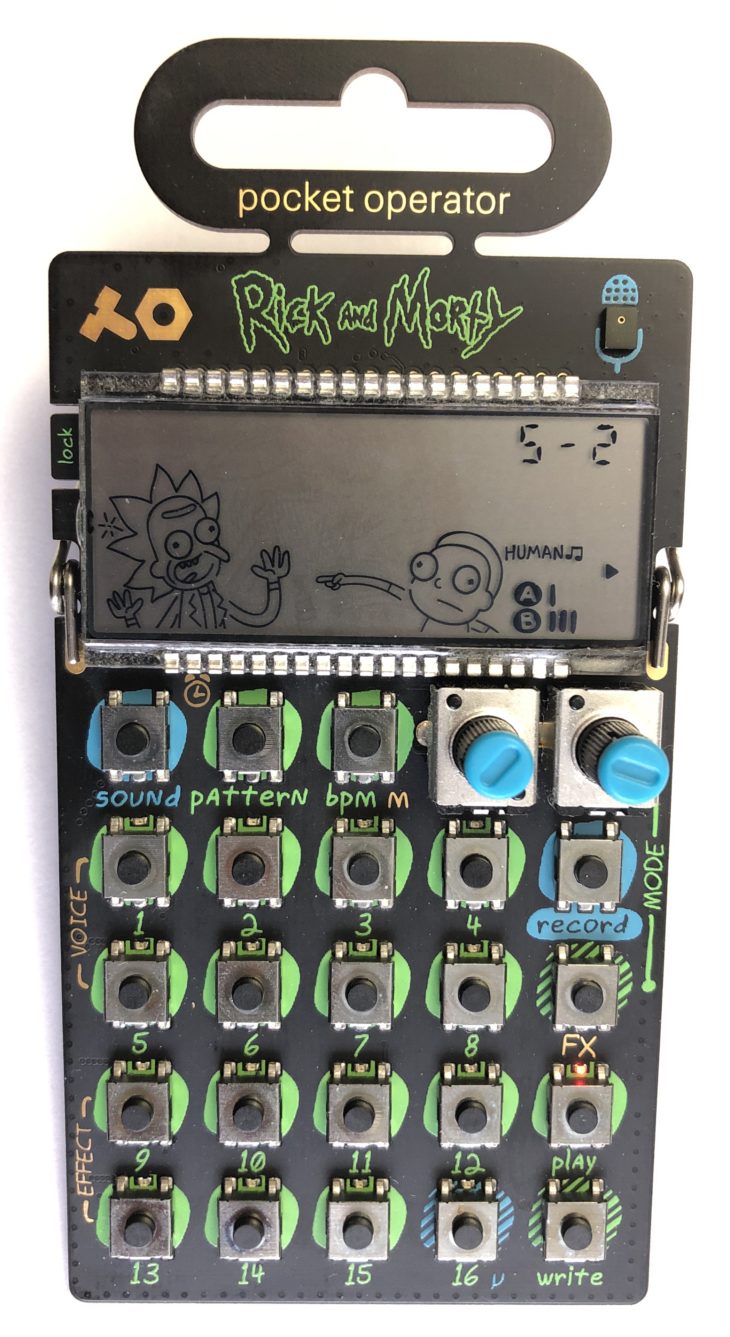 Teenage Engineering PO-137 Rick and Morty Front