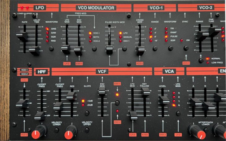 Black Corporation ISE-NIN Synthesizer Linkes Panel