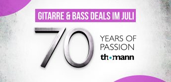 70 Jahre Thomann: Die Gitarre & Bass Deals im Juli