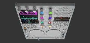 DJ-Controller im Teenage Engineering OP-1 Design