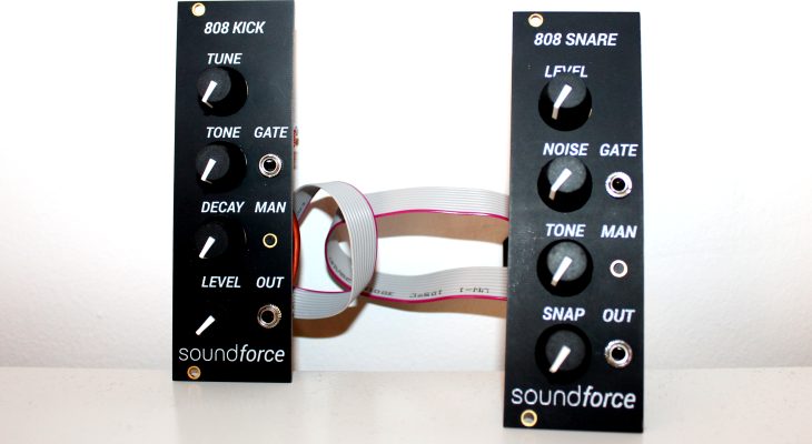 SoundForce Userbild Kick 808 und Snare 808 Produktshoot