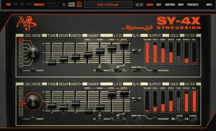 Praxistest: Aly James SY-4x, Plug-in nach Pearl Syncussion