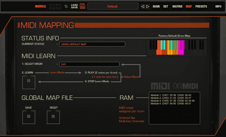 Aly James SY-4x Plug-in Mapping Page