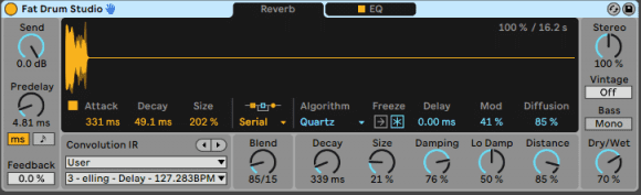Ableton Live 11 - Hybrid Reverb