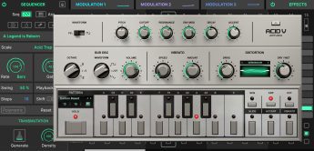 Arturia Acid V, Bassline Plug-in nach Roland TB-303