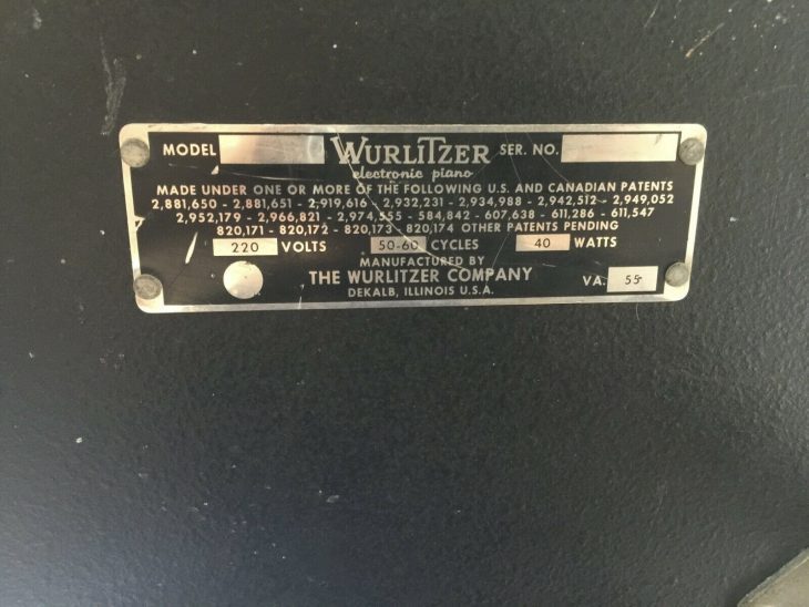 Velvet Box: Wurlitzer 200 und 200A