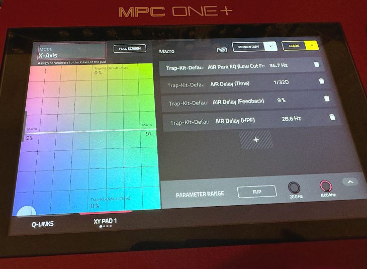 Akai MPC 3 XY Pad