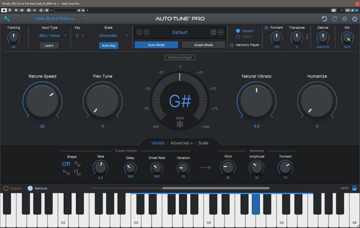 Auto-Tune Pro 11 - Vibrato