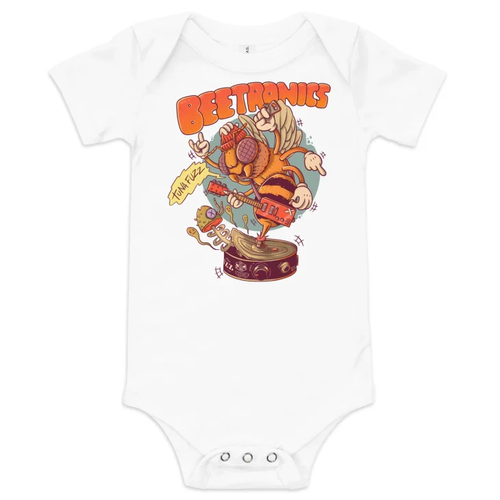 Beetronics Tuna Fuzz Baby Onesie