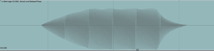 Behringer K-2 MK2 Attack Release Hüllkurve