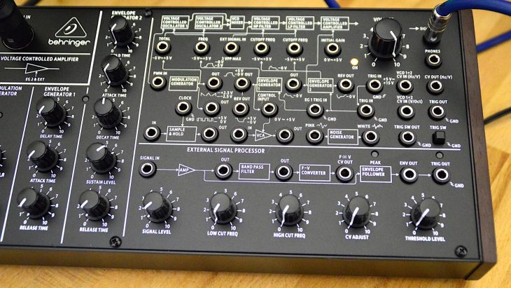 Behringer K-2 MK2 - Patchfeld Ansicht