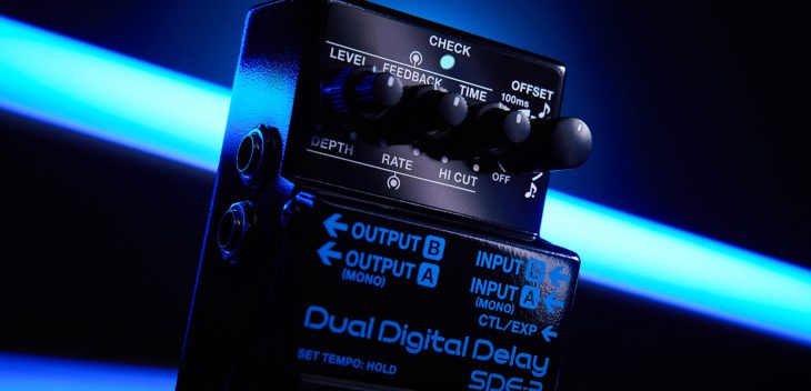 BOSS SDE-3 Dual Digital Delay Header