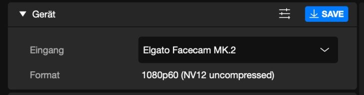 Elgato Facecam MK2 Auflösung