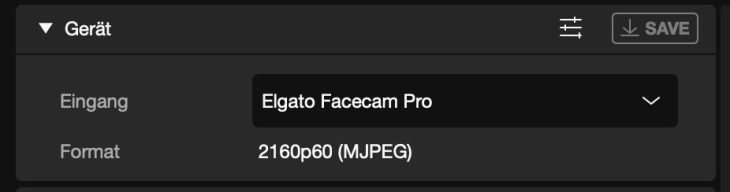 Elgato Facecam Pro Webcam Auflösung hoch