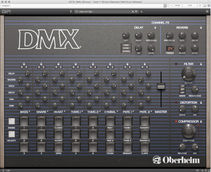 GForce Oberheim DMX - Knobs