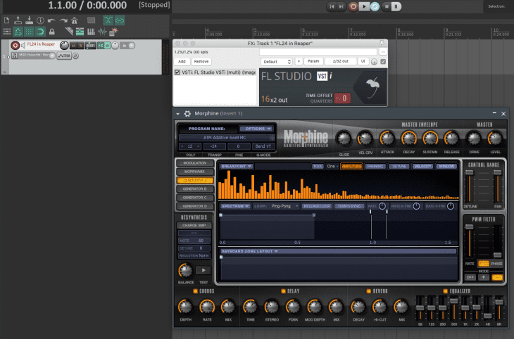 Imageline FL Studio 2024 - als Plug-In in Reaper