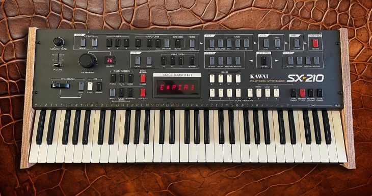 Kawai SX-210 Analogsynthesizer Komplettansicht