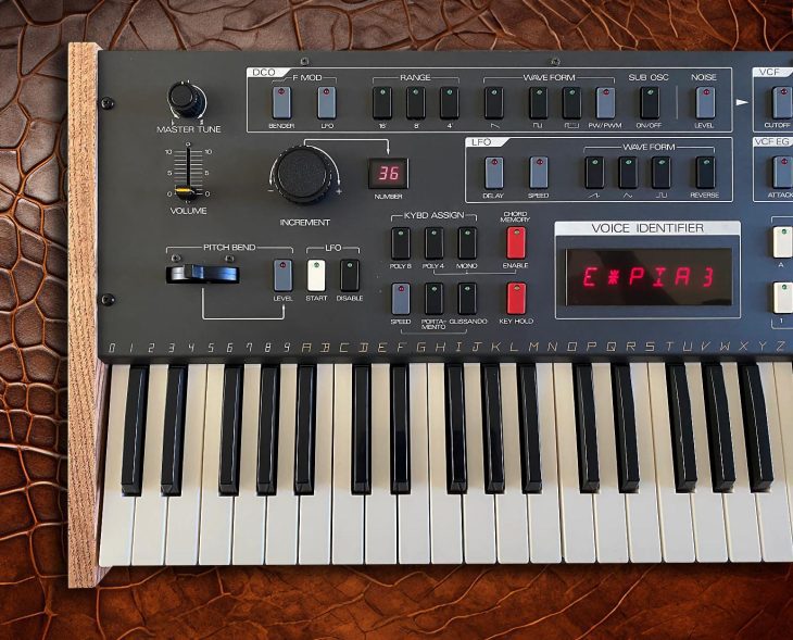 Kawai SX-210 Analogsynthesizer linke Hälfte