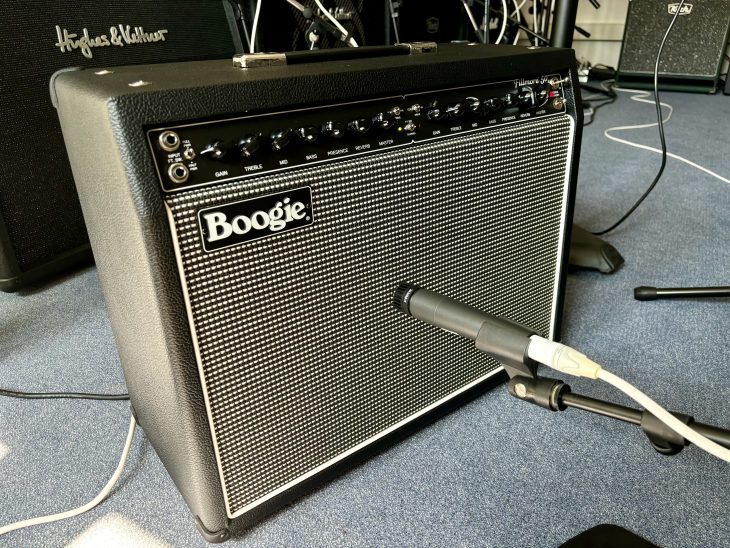 Mesa Boogie Fillmore 50 Combo im Tonstudio, mikrofoniert