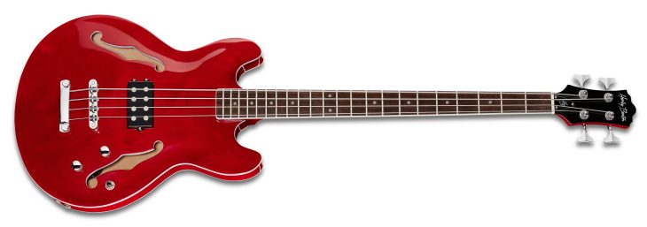 Neue Harley Benton Modelle Bass red 