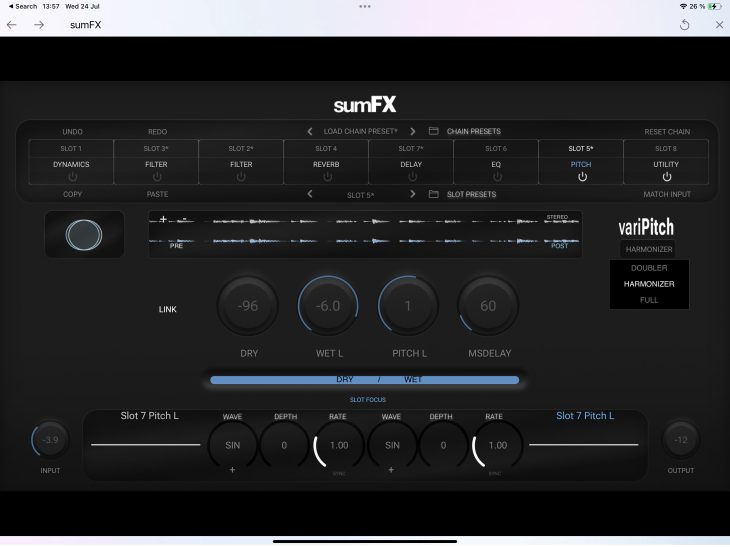 OSC Audio sumFX iOS variPitch