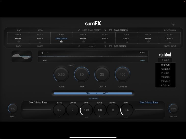 OSC Audio sumFX variMod