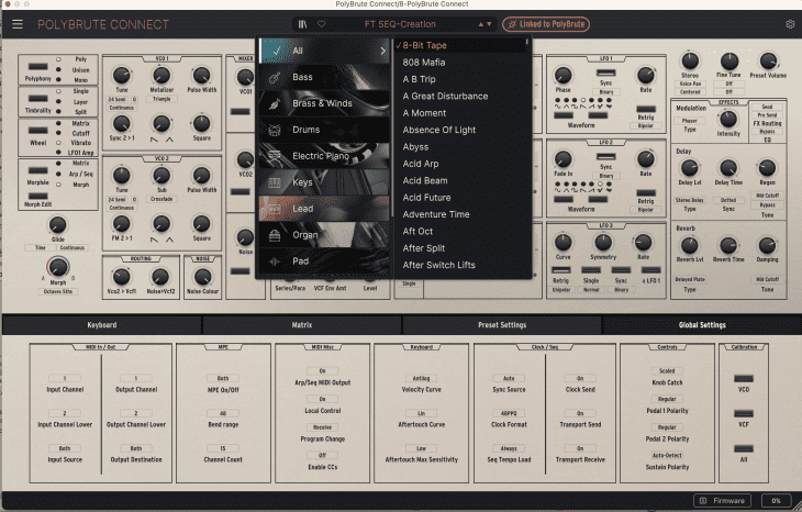 Arturia Polybrute 12 PolyConnect