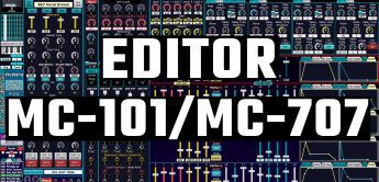 Software Editor für die Grooveboxen Roland MC-101/MC-707