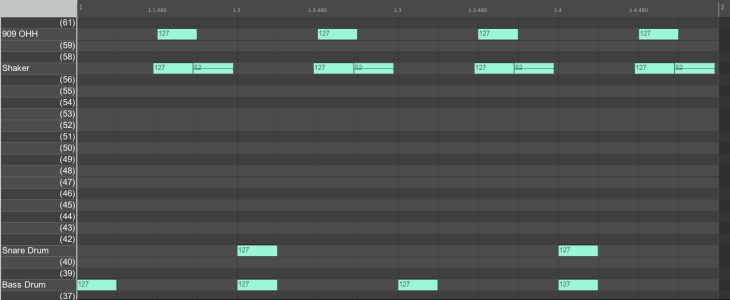 Song Deconstruction Daft Punk One More Time - DMX Pattern Drums