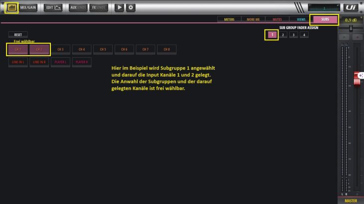 Soundcraft Ui12 Workshop Teil 3 Subgruppen