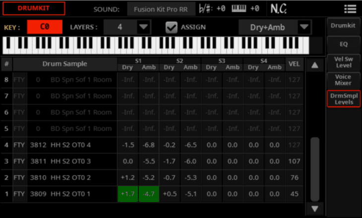 Test Korg Pa5x OS 1.3.0 Update Drum Mapping