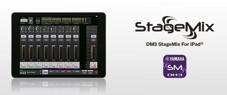 Yamaha DM3 StageMix App für iPad